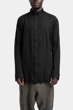 Raw silk shirt