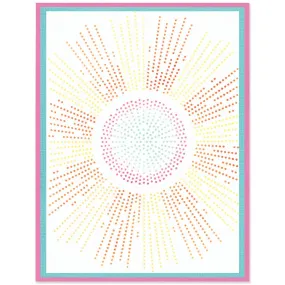 Sizzix A6 Stencil 1PK - Cosmopolitan, Shine Bright #2 by Stacey Park