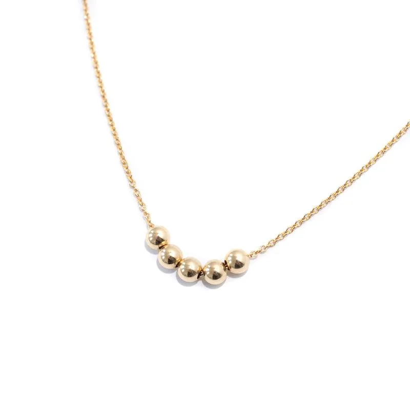 String Of Gold Necklace