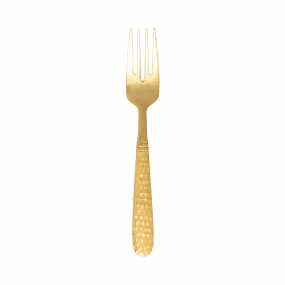 VIETRI Martellato Gold Salad Fork