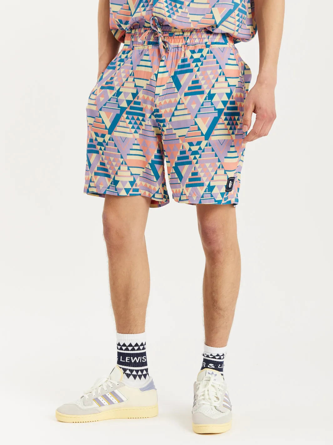 Wilder Co-Ord Retro Pattern Shorts