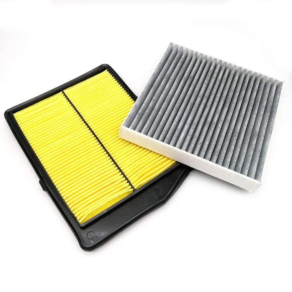 Yubao COMBO New Engine & Carbonize Cabin Air Filter for 2013-2018 Nissan Altima L4 2.5L