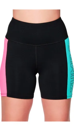 Zumba Beach Party High Waisted Biker Shorts (Special Order)